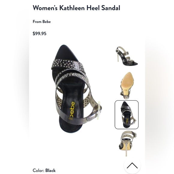 BEBE Women's Kathleen Heel Sandals - Picture 2 of 4
